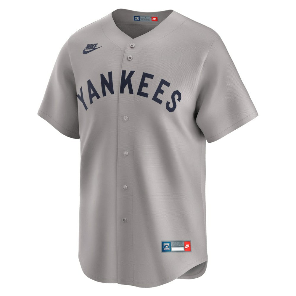 Mickey Mantle New York Yankees Throwback Cooperstown Collection Limited Jersey - Gray | Nike