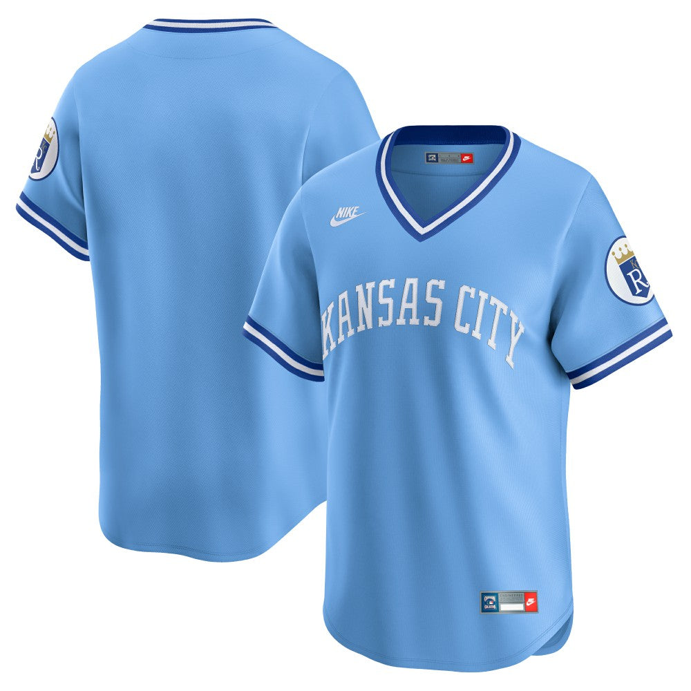 Kansas City Royals Cooperstown Collection Limited Jersey - Light Blue | Nike