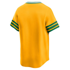 Athletics Cooperstown Collection Limited Jersey - Gold | Nike