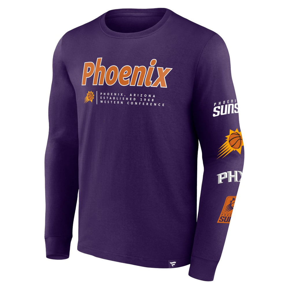 Phoenix Suns Baseline Long Sleeve T-Shirt - Purple | Fanatics online