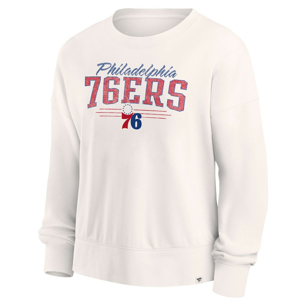 Philadelphia 76ers Women's Close the Game Pullover Sweatshirt - Cream | Fanatics on sale