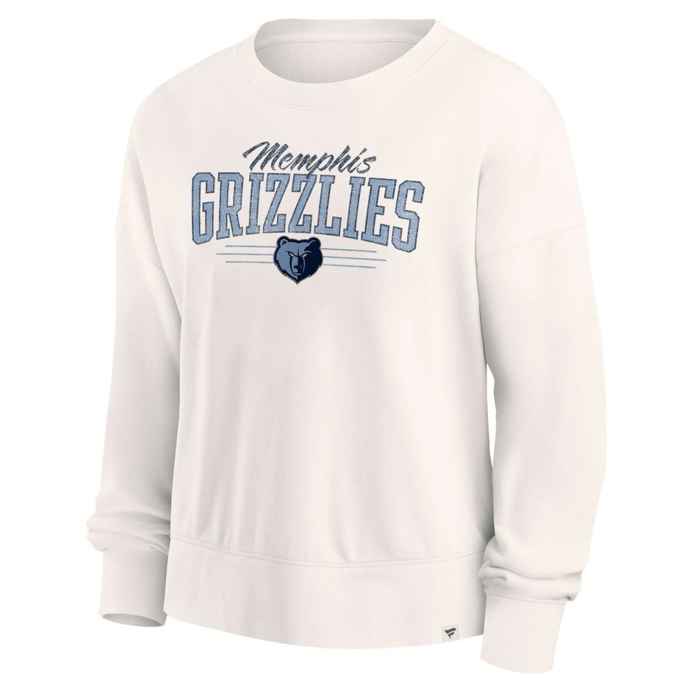 Memphis Grizzlies Women's Close the Game Pullover Sweatshirt - Cream | Fanatics discount