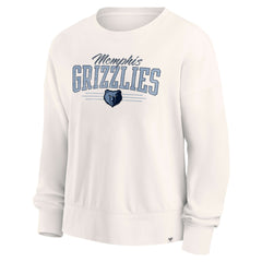 Memphis Grizzlies Women's Close the Game Pullover Sweatshirt - Cream | Fanatics discount