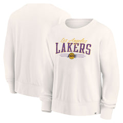 Los Angeles Lakers Women's Close the Game Pullover Sweatshirt - Cream | Fanatics sale