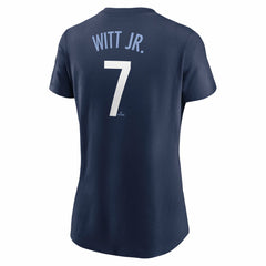 Bobby Witt Jr. Kansas City Royals Women's City Connect Fuse Name & Number T-Shirt - Navy | Nike