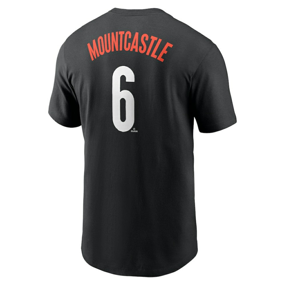 Ryan Mountcastle Baltimore Orioles City Connect Fuse Name & Number T-Shirt - Black | Nike