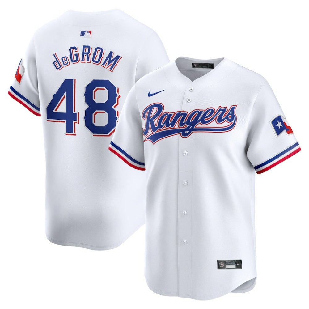 Jacob deGrom Texas Rangers Home Limited Player Jersey - White | Nike