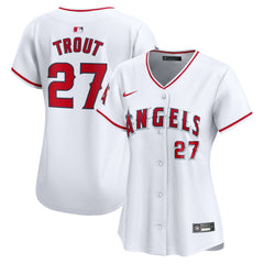 Mike Trout Los Angeles Angels Women's Home Limited Player Jersey - White | Nike