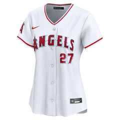 Mike Trout Los Angeles Angels Women's Home Limited Player Jersey - White | Nike