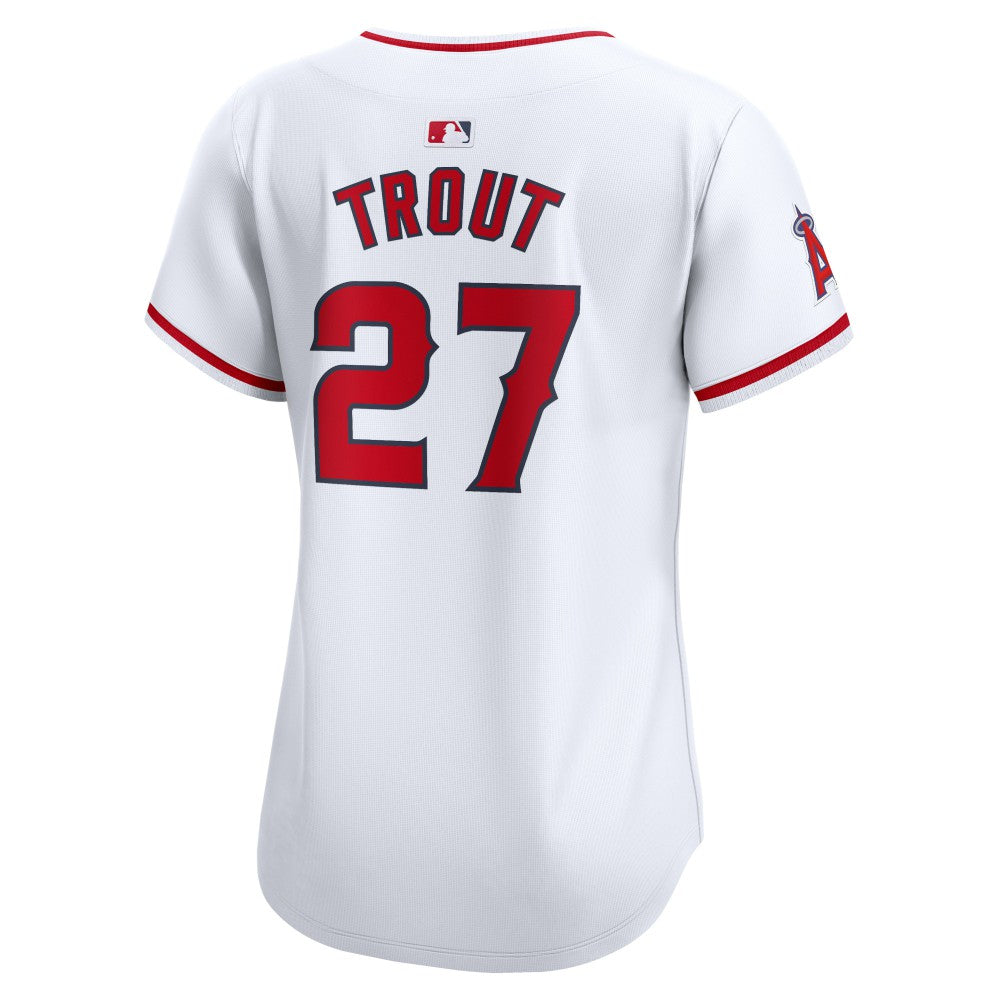 Mike Trout Los Angeles Angels Women's Home Limited Player Jersey - White | Nike