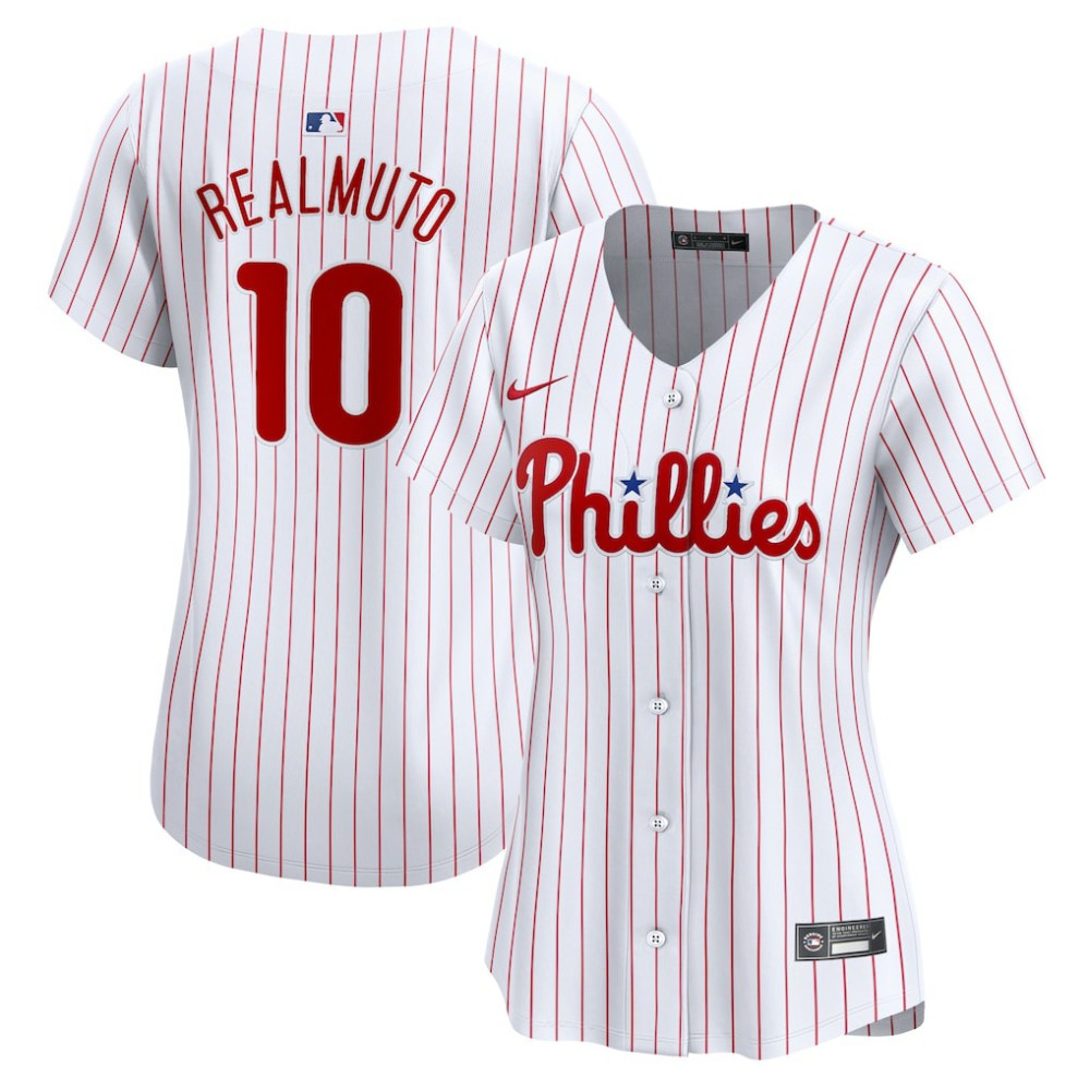 J.T. Realmuto Philadelphia Phillies Women's Home Limited Player Jersey - White | Nike