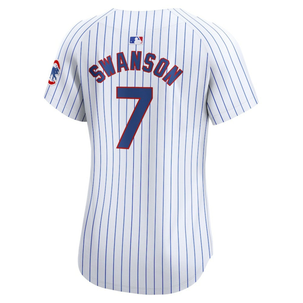 Dansby Swanson Chicago Cubs Women's Home Limited Player Jersey - White | Nike