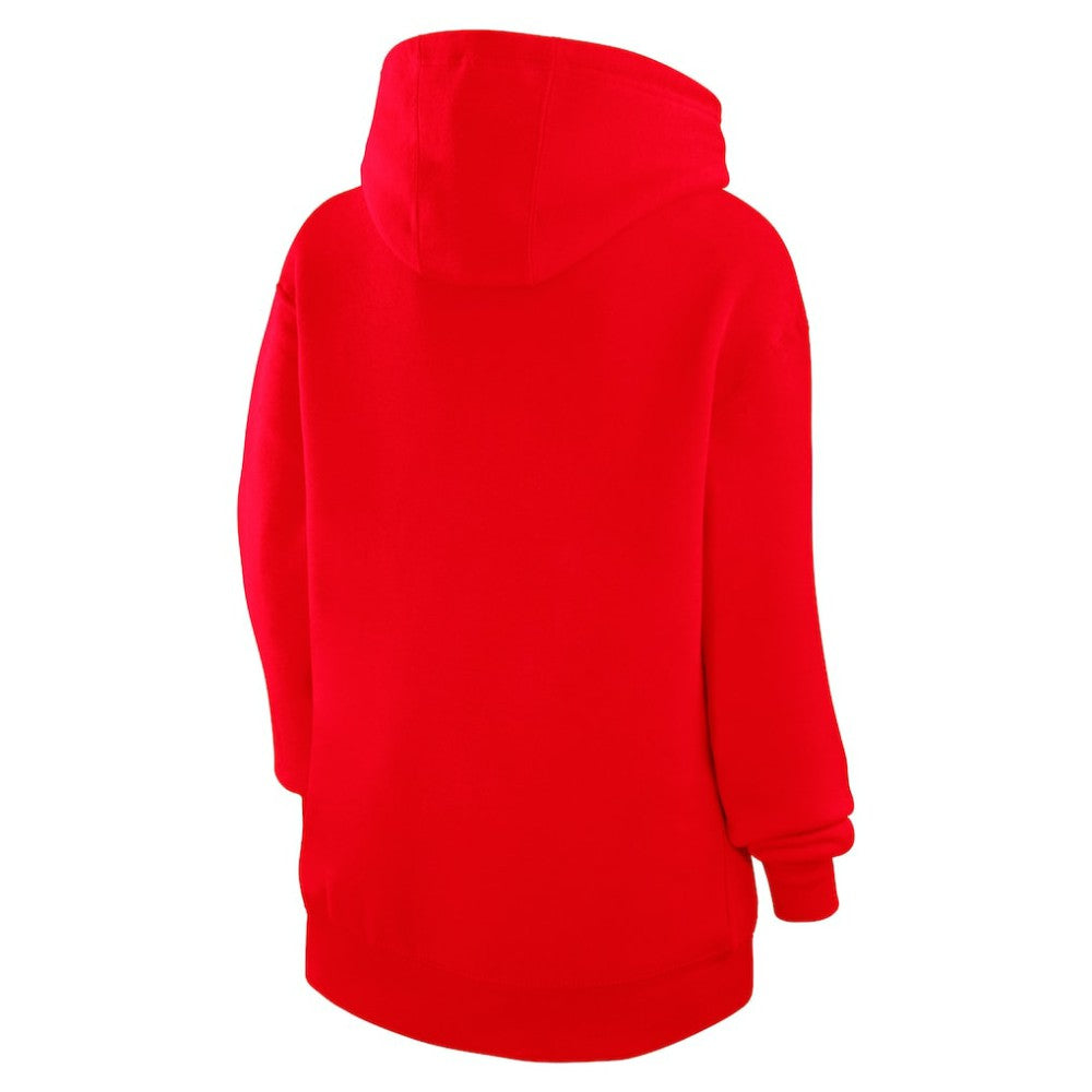 Cincinnati Reds G-III 4Her by Carl Banks Women's Heart Fleece Pullover Hoodie - Red