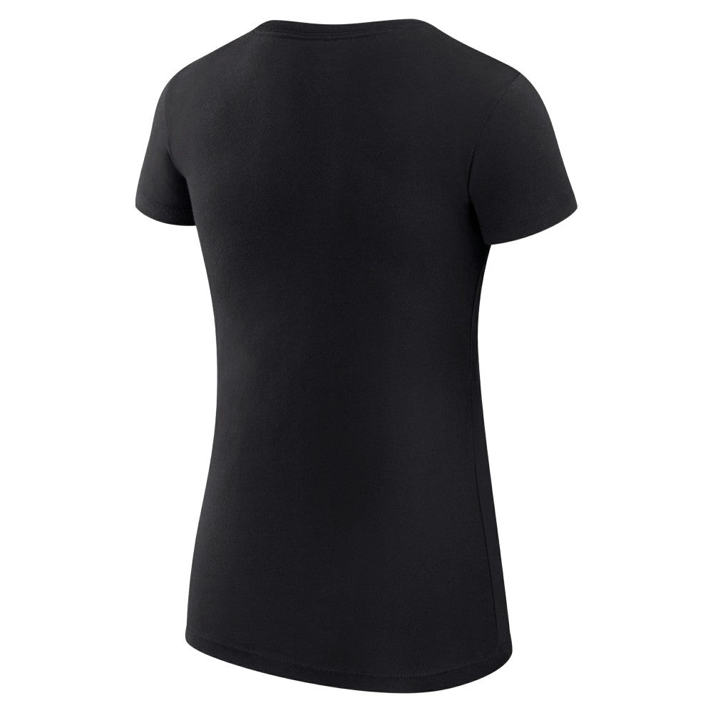 Cincinnati Reds G-III 4Her by Carl Banks Women's Super-Slim Fit Lightweight Heart Graphic T-Shirt - Black