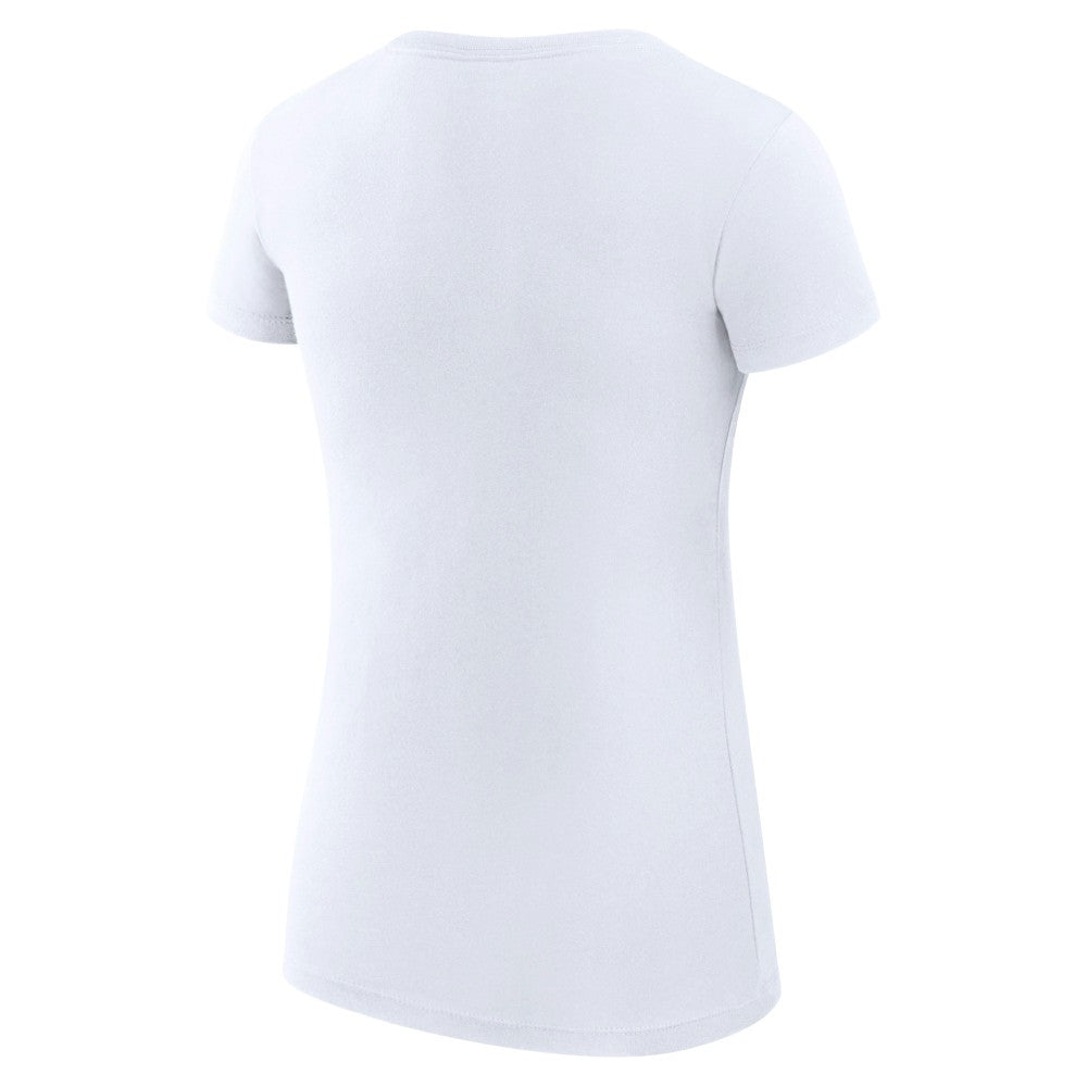 Milwaukee Brewers G-III 4Her by Carl Banks Women's Super-Slim Fit Lightweight Heart Graphic T-Shirt - White