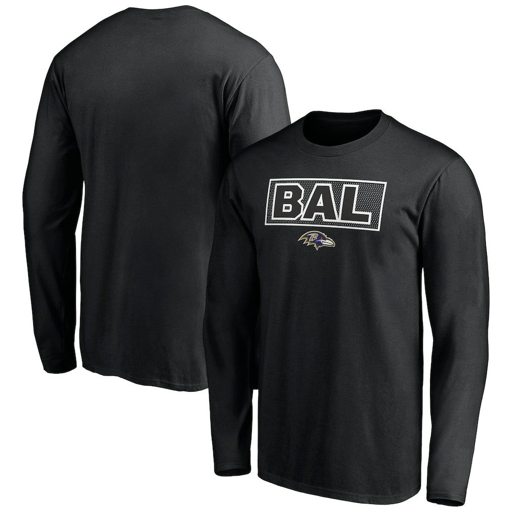 NFL Baltimore Ravens Squad Throwbacks Long Sleeve T-Shirt