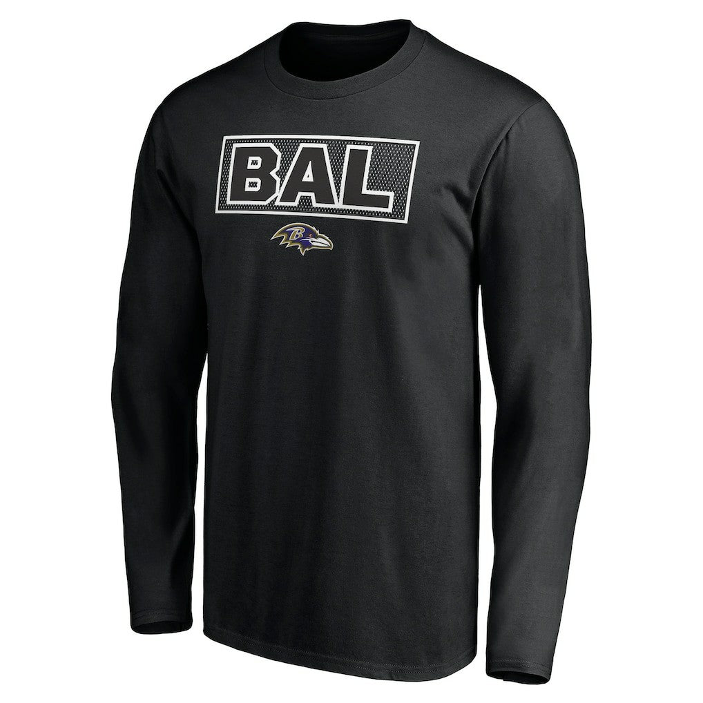 NFL Baltimore Ravens Squad Throwbacks Long Sleeve T-Shirt