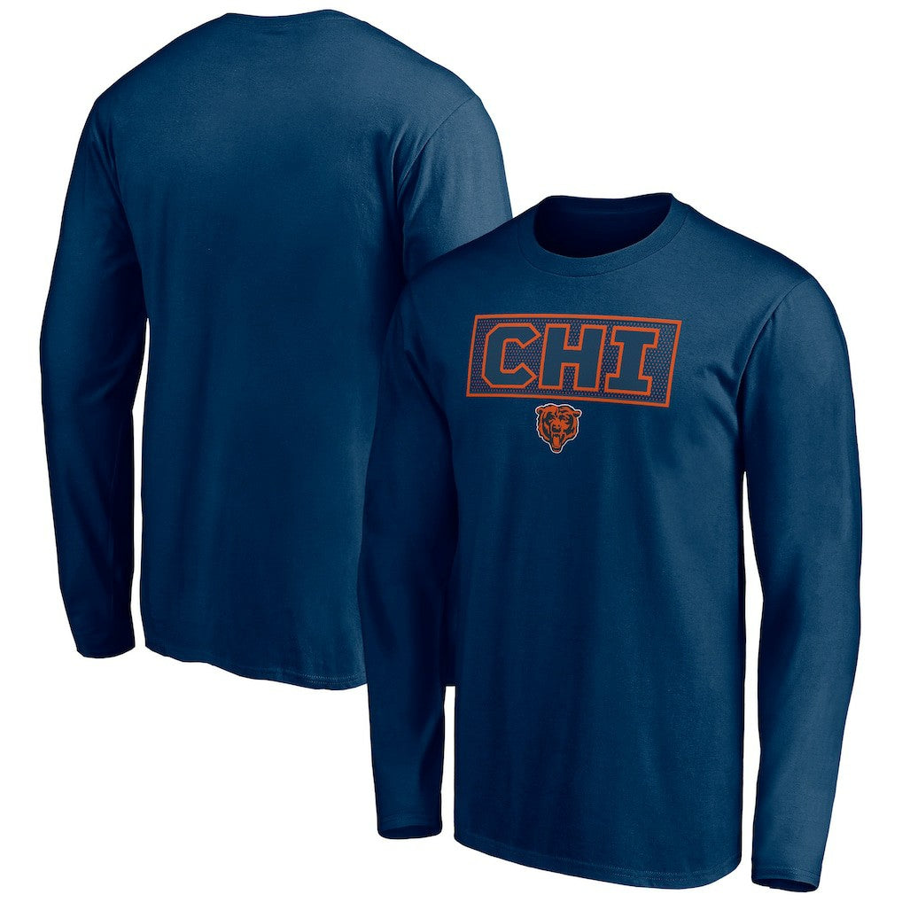 NFL Chicago Bears Squad Throwbacks Long Sleeve T-Shirt