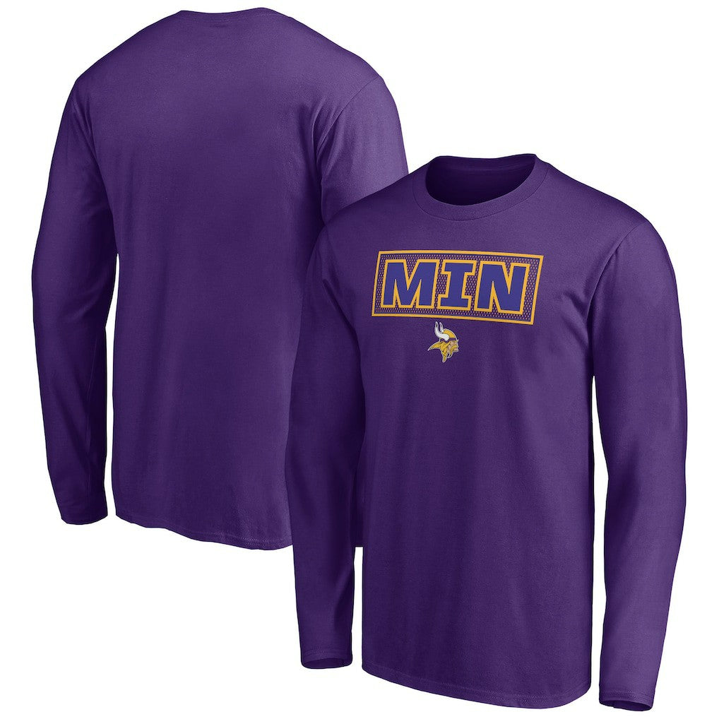 NFL Minnesota Vikings Squad Throwbacks Long Sleeve T-Shirt