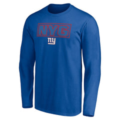 NFL New York Giants Squad Throwbacks Long Sleeve T-Shirt