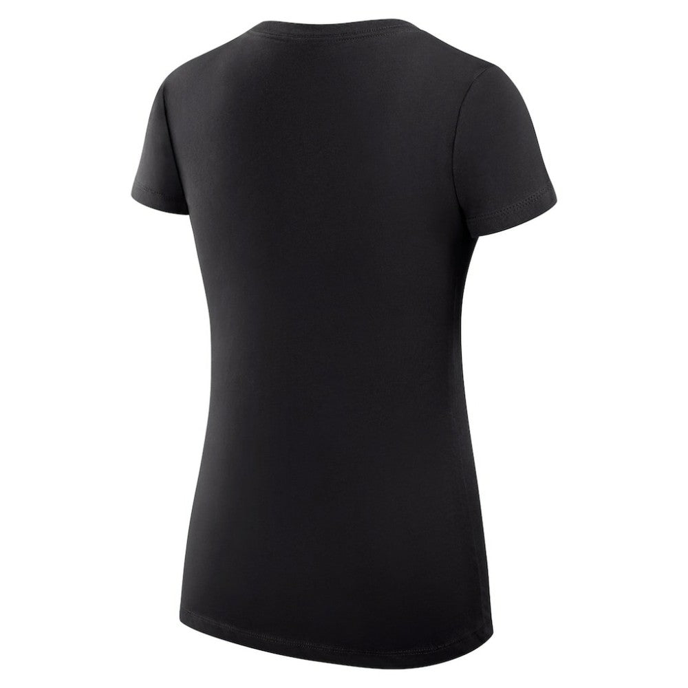 Arizona Diamondbacks G-III 4Her by Carl Banks Women's Super-Slim Fit Lightweight Heart V-Neck T-Shirt - Black
