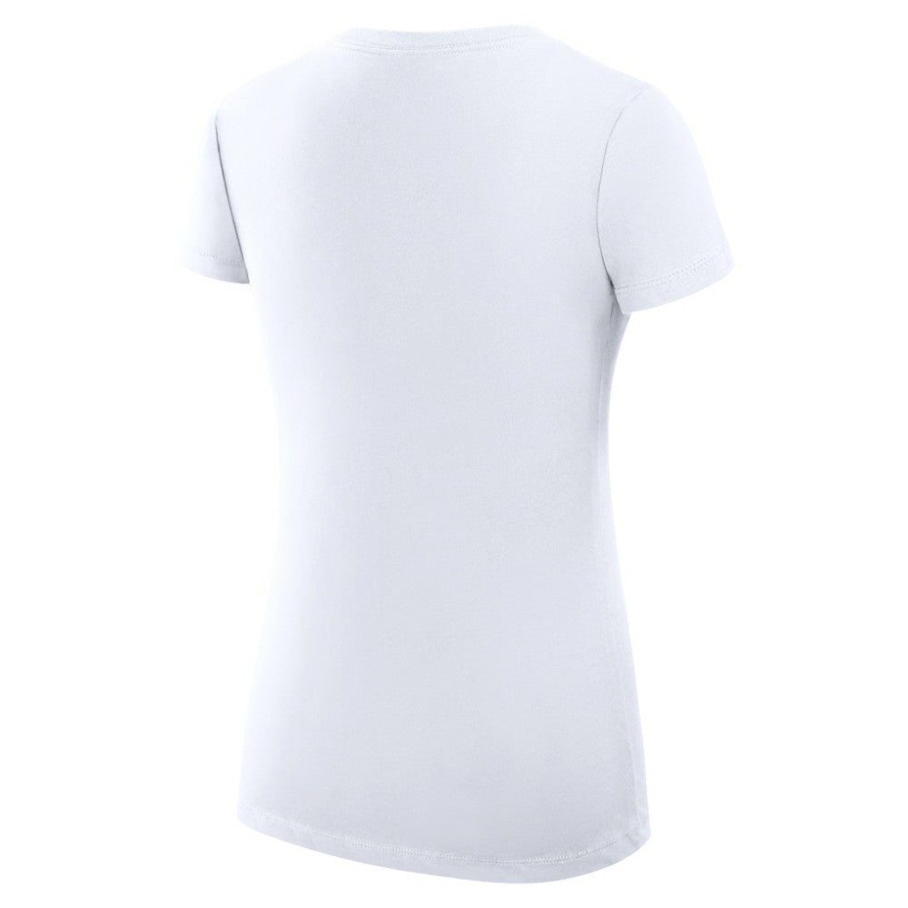 Boston Red Sox G-III 4Her by Carl Banks Women's Super-Slim Fit Lightweight Heart V-Neck T-Shirt - White