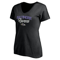 NFL Baltimore Ravens Women's Depth Chart V-Neck T-Shirt