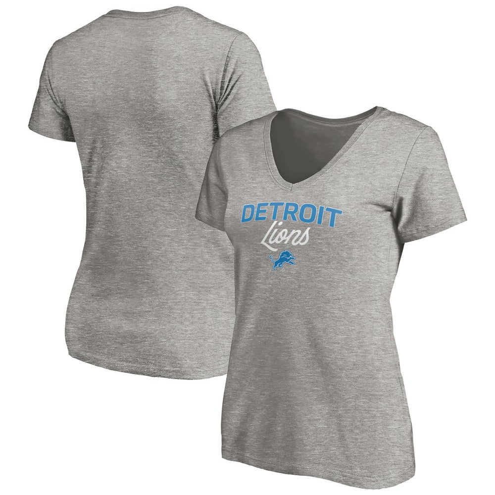 NFL Detroit Lions Women's Depth Chart V-Neck T-Shirt