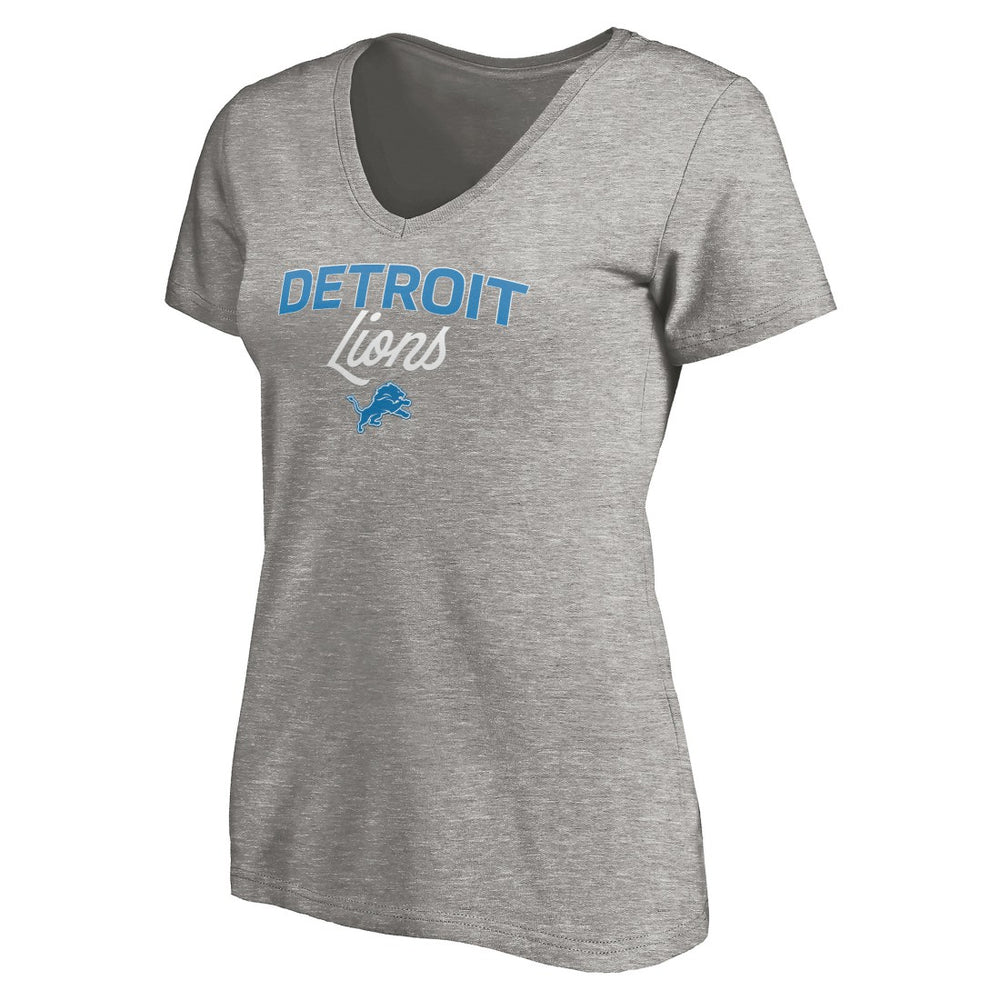 NFL Detroit Lions Women's Depth Chart V-Neck T-Shirt