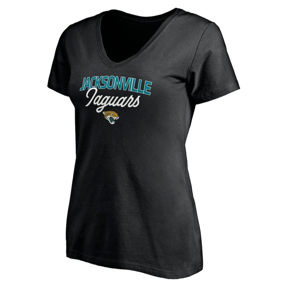 NFL Jacksonville Jaguars Women's Depth Chart V-Neck T-Shirt