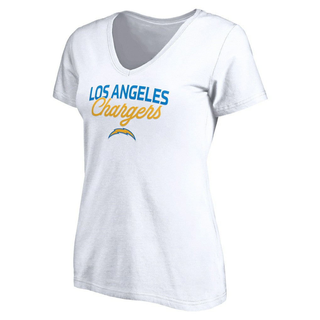 NFL Los Angeles Chargers Women's Depth Chart V-Neck T-Shirt