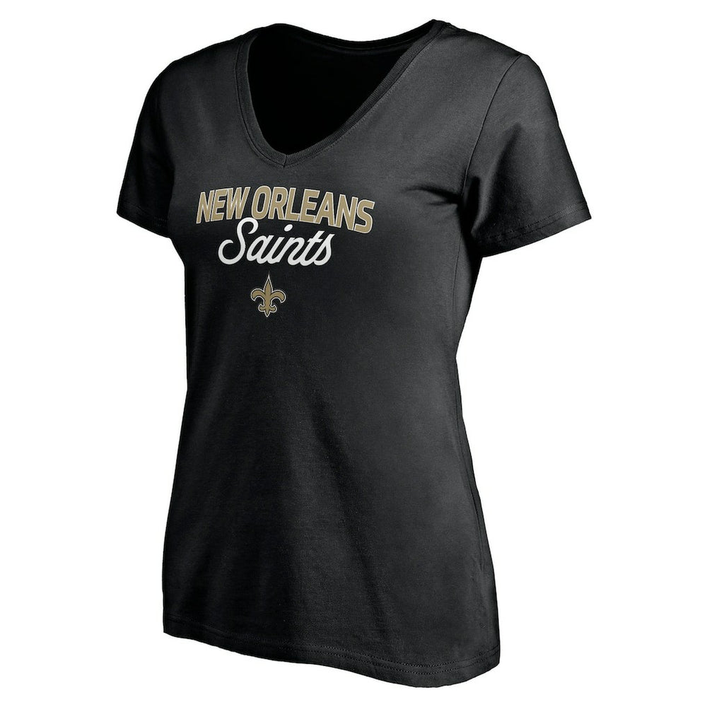 NFL New Orleans Saints Women's Depth Chart V-Neck T-Shirt