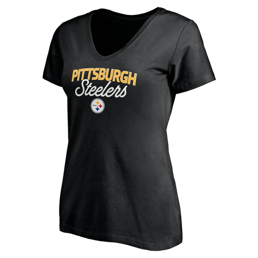 NFL Pittsburgh Steelers Women's Depth Chart V-Neck T-Shirt