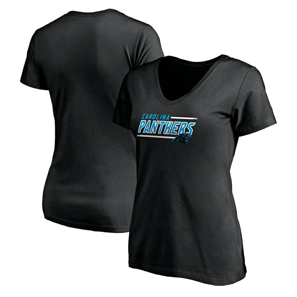 NFL Carolina Panthers Women's Mascot In Bounds V-Neck T-Shirt