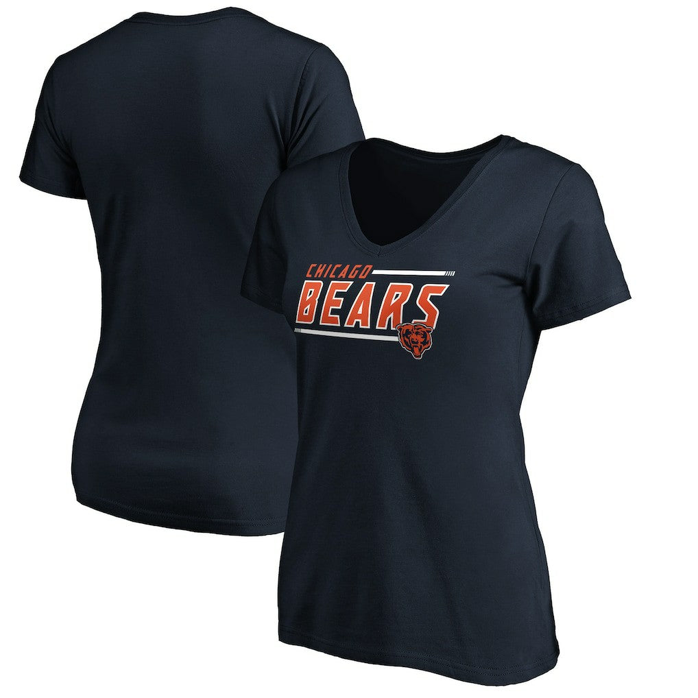 NFL Chicago Bears Women's Mascot In Bounds V-Neck T-Shirt