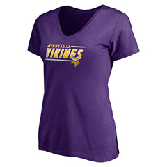NFL Minnesota Vikings Women's Mascot In Bounds V-Neck T-Shirt