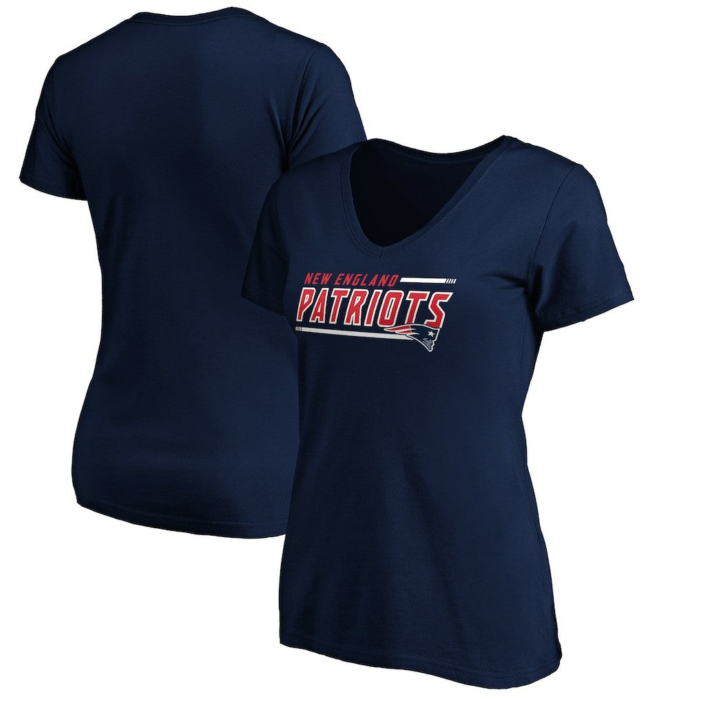 NFL New England Patriots Women's Mascot In Bounds V-Neck T-Shirt