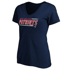 NFL New England Patriots Women's Mascot In Bounds V-Neck T-Shirt