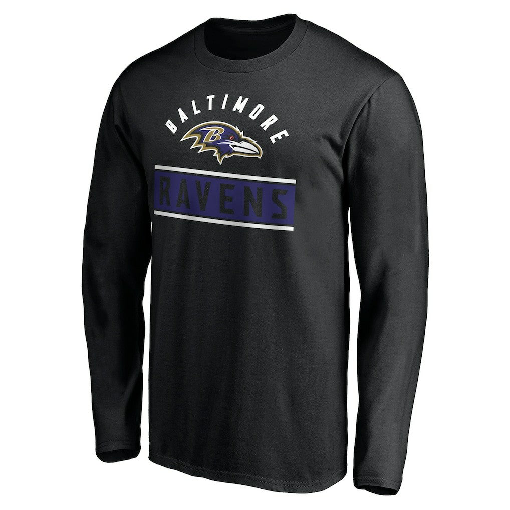 NFL Baltimore Ravens Team Arch Knockout Long Sleeve T-Shirt