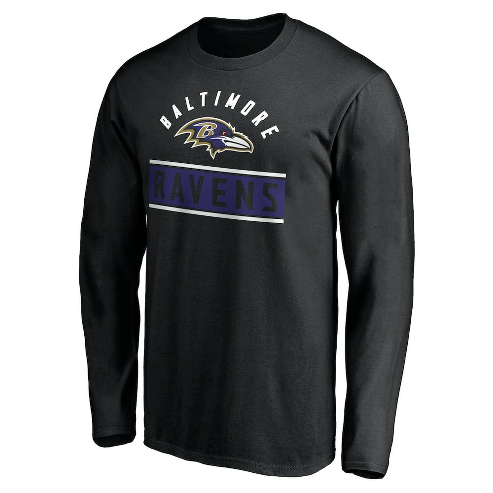 NFL Baltimore Ravens Team Arch Knockout Long Sleeve T-Shirt