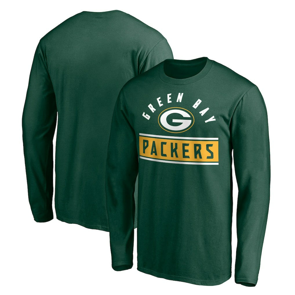 NFL Green Bay Packers Team Arch Knockout Long Sleeve T-Shirt