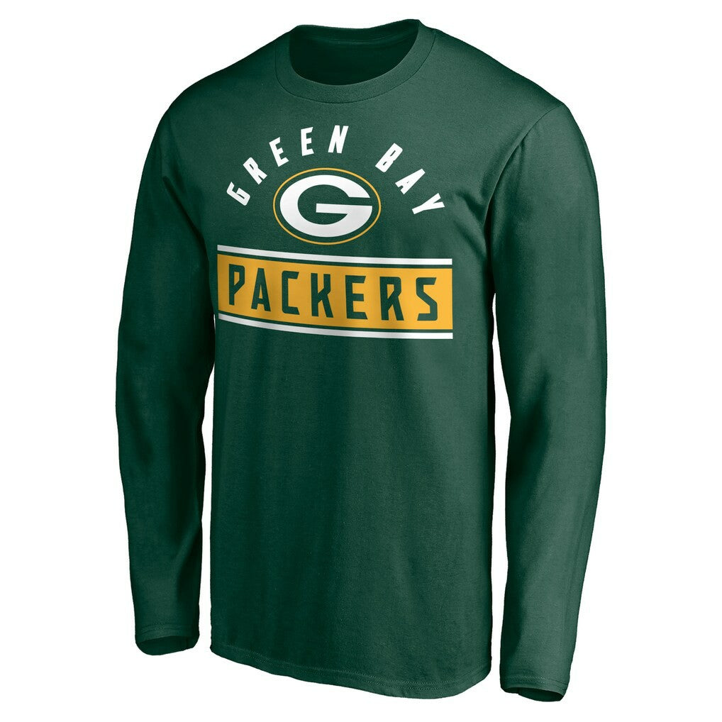 NFL Green Bay Packers Team Arch Knockout Long Sleeve T-Shirt
