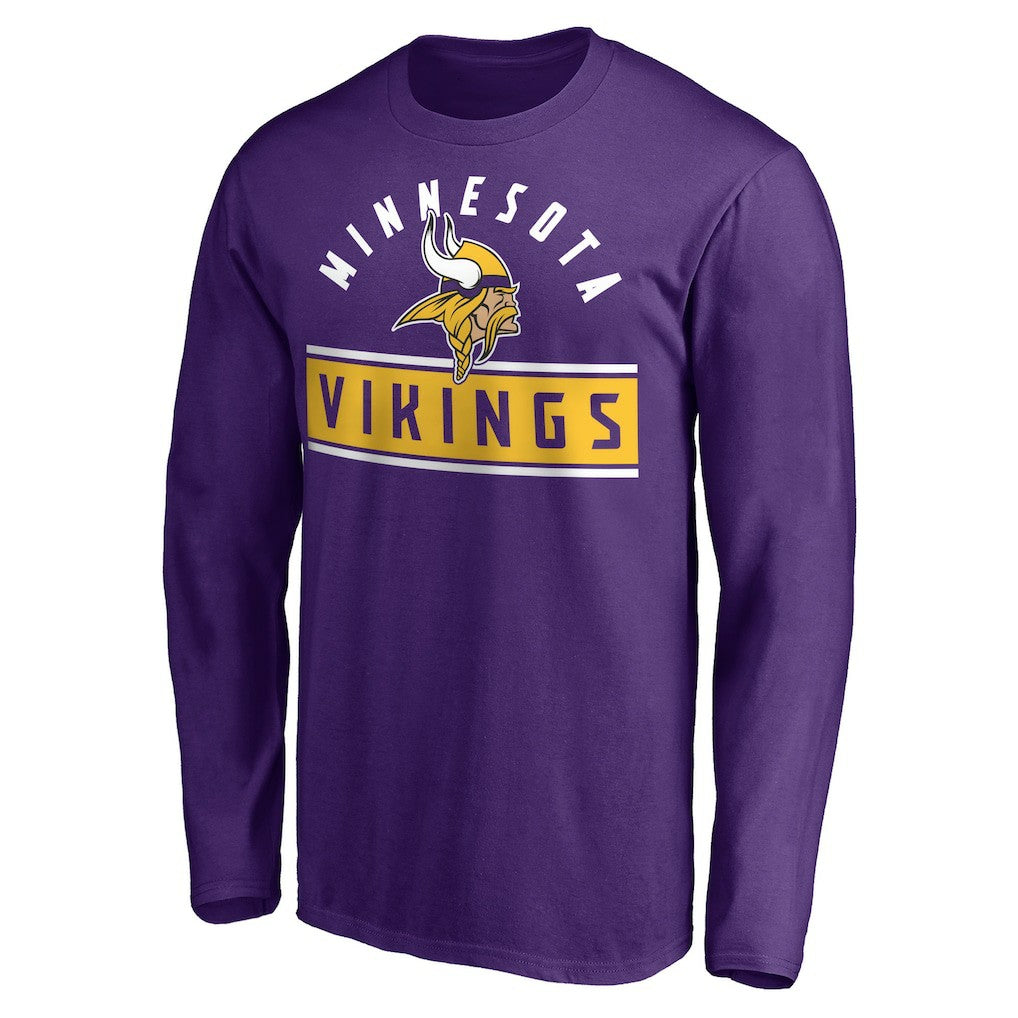 NFL Minnesota Vikings Team Arch Knockout Long Sleeve T-Shirt