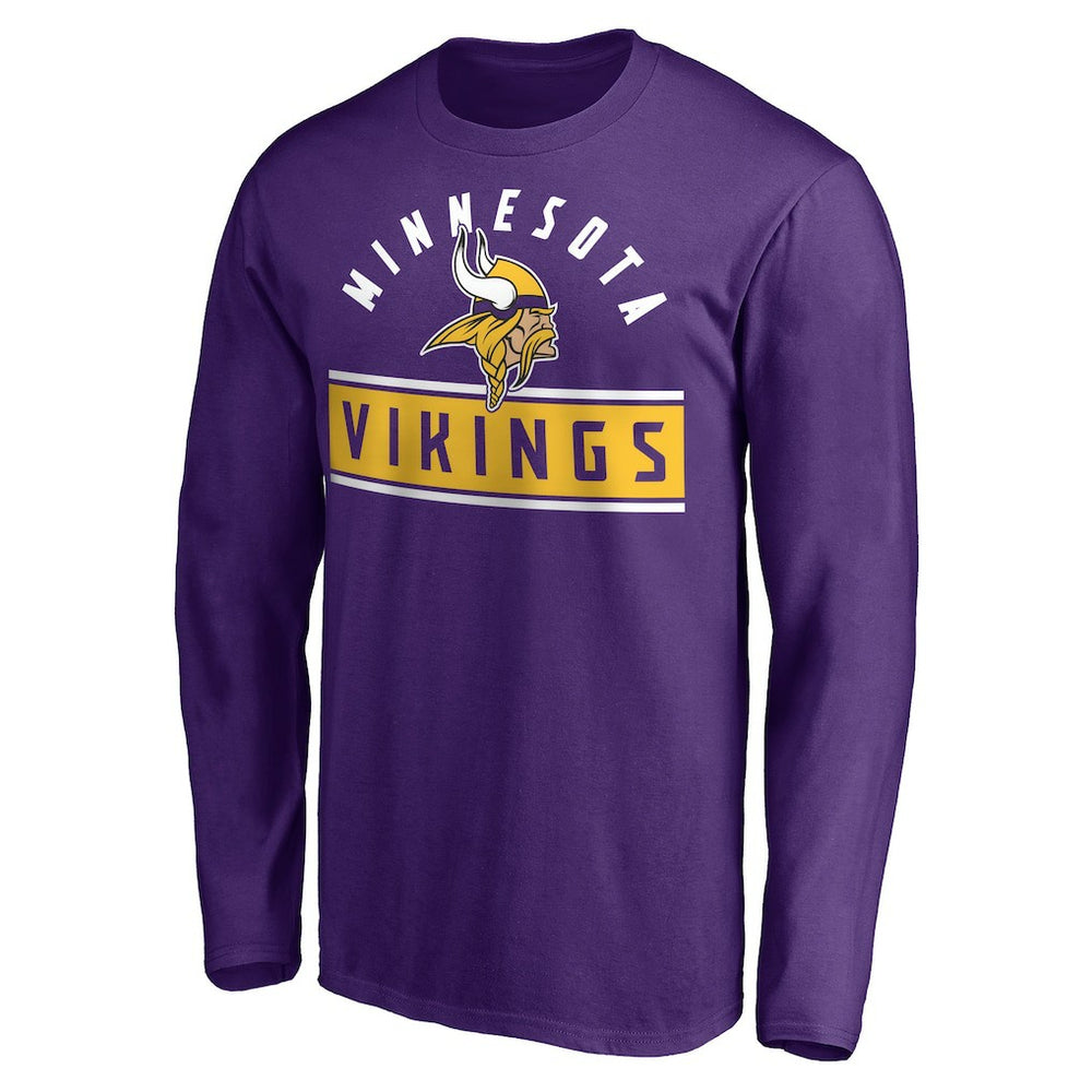 NFL Minnesota Vikings Team Arch Knockout Long Sleeve T-Shirt