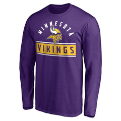 NFL Minnesota Vikings Team Arch Knockout Long Sleeve T-Shirt