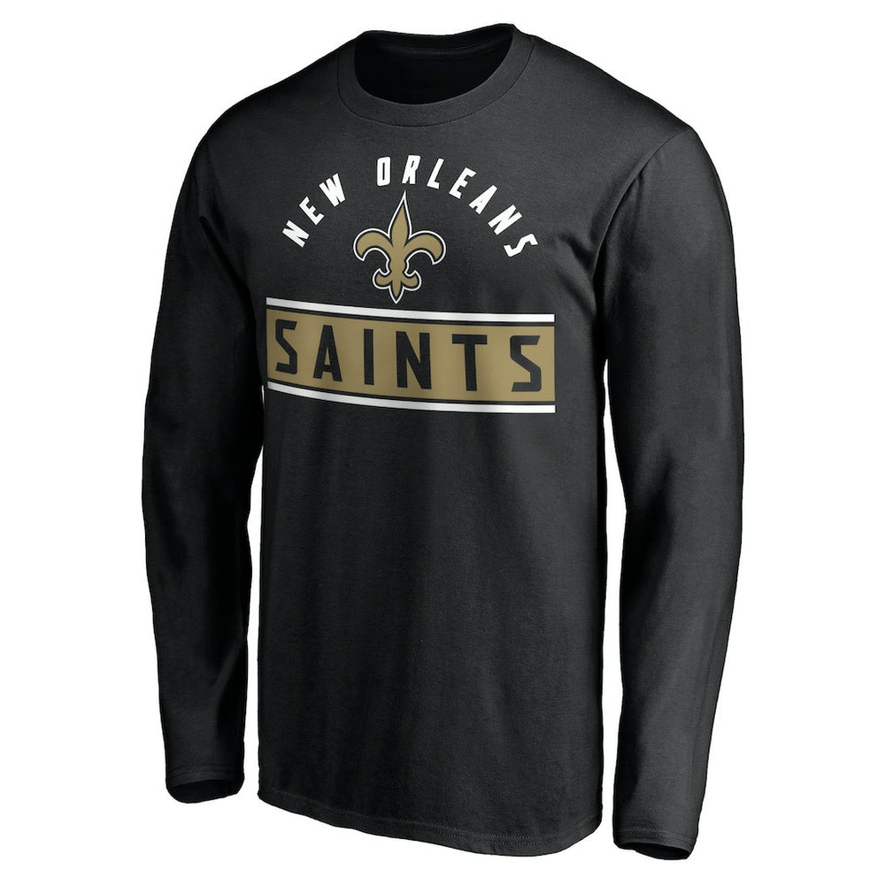 NFL New Orleans Saints Team Arch Knockout Long Sleeve T-Shirt