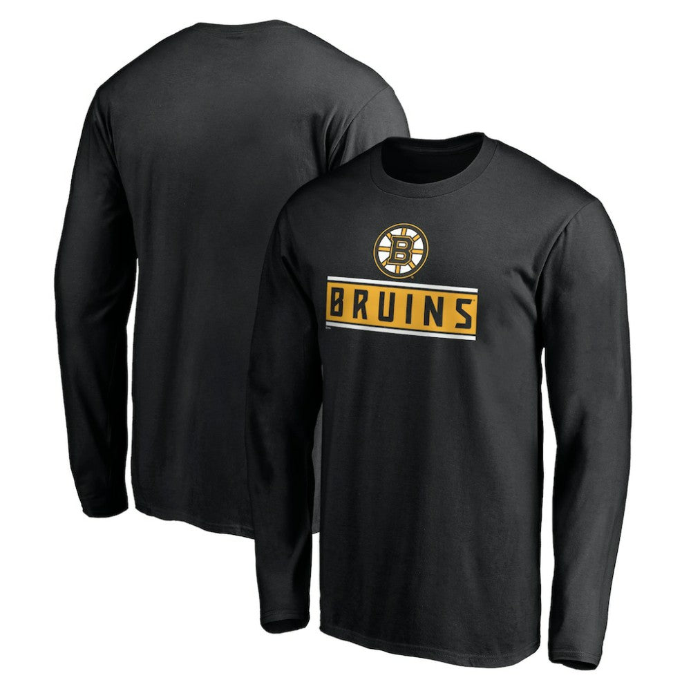 Boston Bruins Team Arch Knockout Long Sleeve T-Shirt