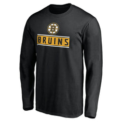 Boston Bruins Team Arch Knockout Long Sleeve T-Shirt