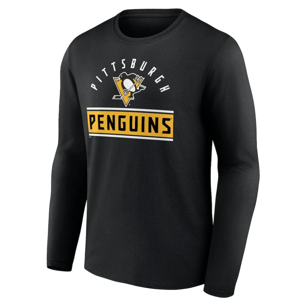 Pittsburgh Penguins Team Arch Knockout Long Sleeve T-Shirt
