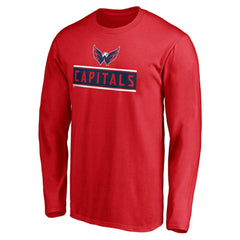 Washington Capitals Team Arch Knockout Long Sleeve T-Shirt